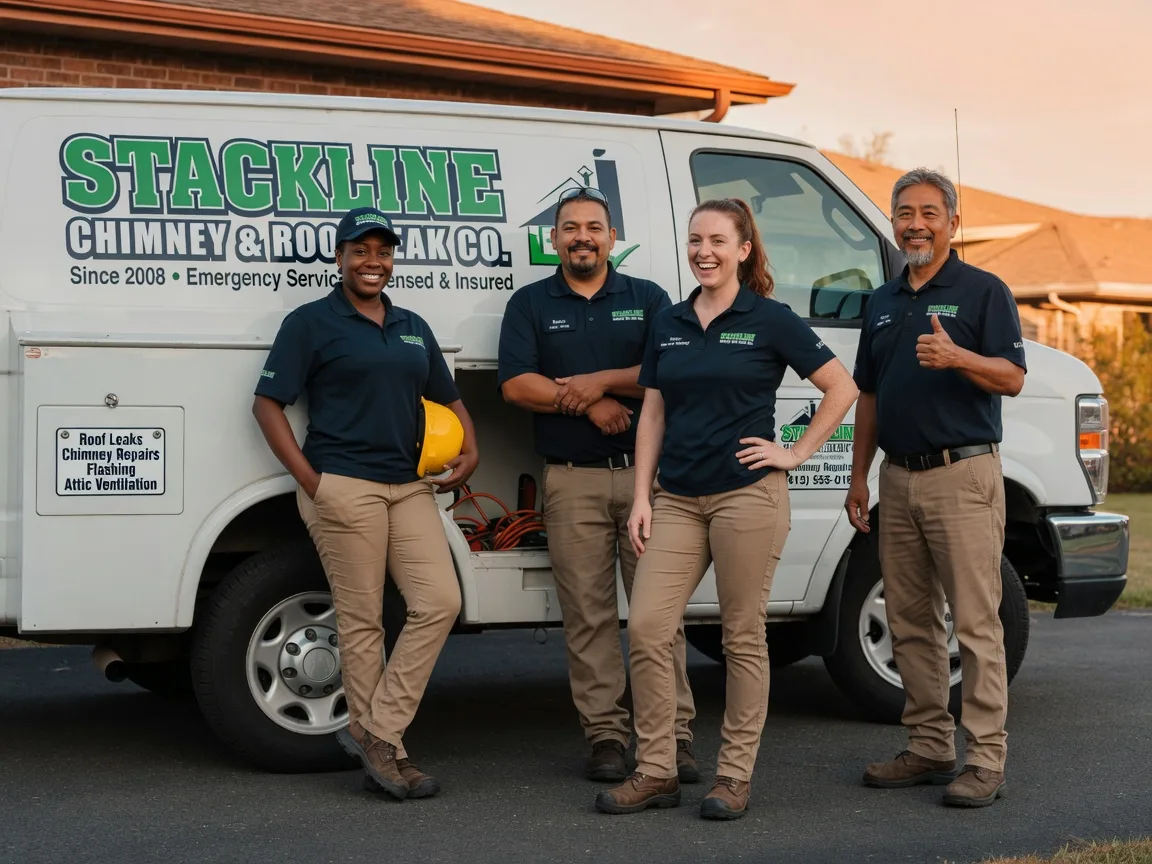 Chimney flashing repair company in Peoria Heights, IL